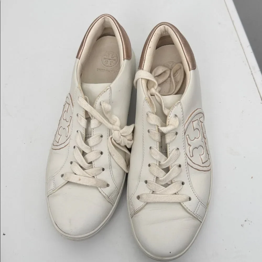 Tory Burch whith rose gold leather 7